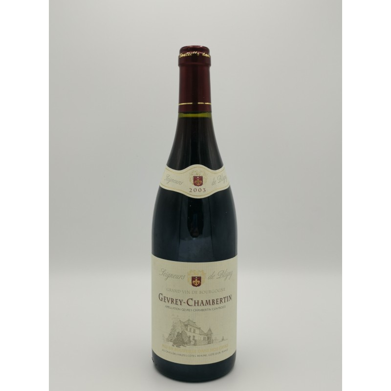Gevrey Chambertin 2003 - Cave des Hautes Côtes - 750 ml 65,00 € Rouge vendu par 750ml