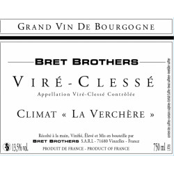 Viré Clessé Climat "La Verchère" 2020 Bret Brothers 75 CL 25,00 € Accueil vendu par 750ml