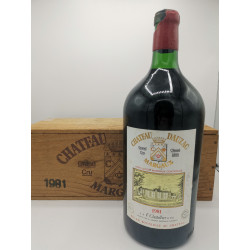 Château Dauzac Grand Cru Classé Margaux 1981 3L 380,00 € Bordeaux vendu par 750ml