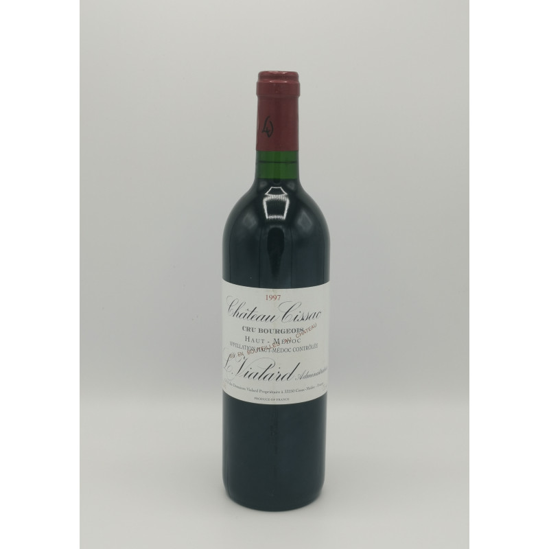 Château Cissac 1997 Haut Médoc Cru Bourgeois 750 ml 39,00 € Bordeaux vendu par 750ml